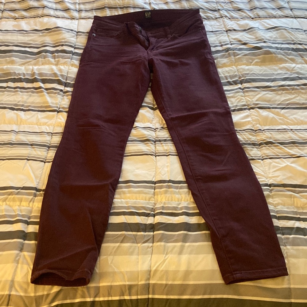 Burgundy pants